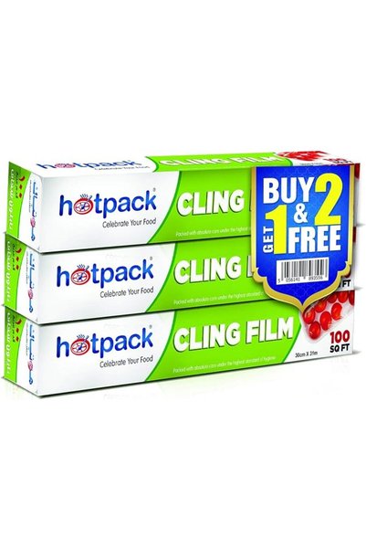 Hotpack غلاف بلاستيكي 1 لفة (30 سم × 1 كجم)