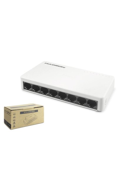 Skygo Ethernet Switch 8 Port 10/100 Mbps - Beyaz HDX1366