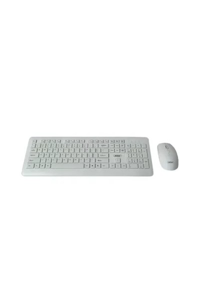 Andowl Σετ πληκτρολόγιο - ποντίκι Wireless 2.4 QK9000 σε λευκό χρώμα
