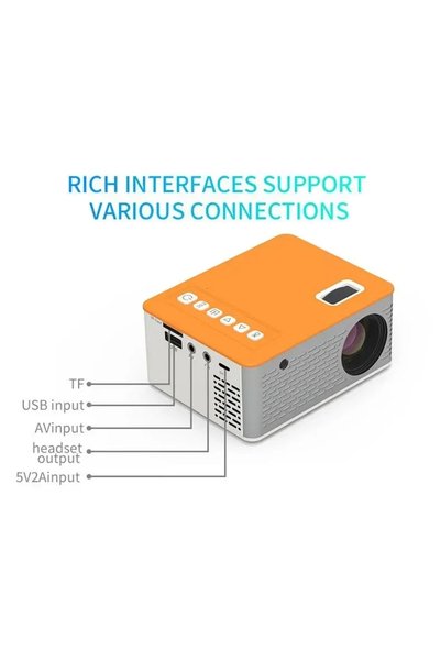 OEM Προβολέας Βίντεο Mini Portable LED Video Projector WiFi Projector UC28D 1...