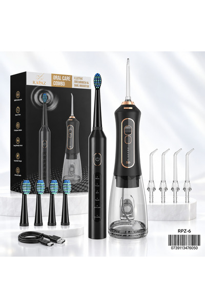 RAPAZ TREND RPZ Set irigator bucal + periuta de dinti electrica sonica, RPZ D...