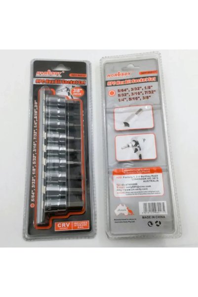 OEM Σετ καρυδάκια με μύτη Allen 9 τεμάχια 3/8″ Horusdy SDY-96017