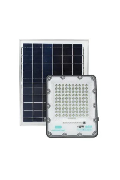 OEM Ηλιακός Προβολέας 100W LED με Χρονοδιακόπτη και Τηλεχειριστήριο Aerbes AB...