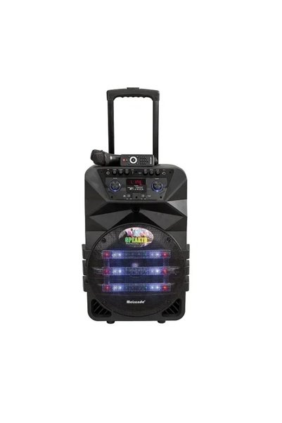 OEM Φορητό ηχείο Karaoke 12″ 150W Bluetooth με ασύρματο μικρόφωνο Meirende K5-12