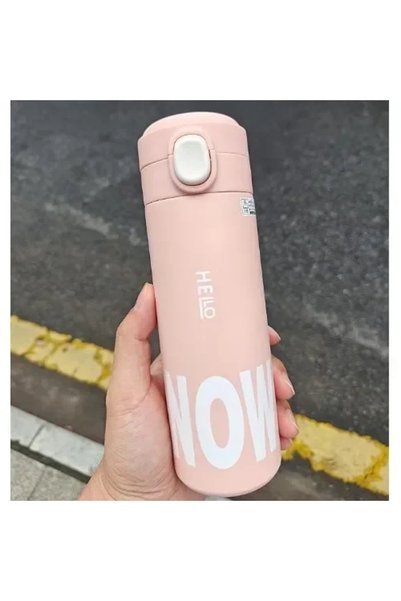 OEM Παγούρι θερμός 450ml από ανοξείδωτο ατσάλι CZMX-30043 σε ροζ χρώμα