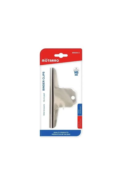 OEM Κλιπ μεταλλικό Motarro MN004-5 145mm σε ασημί χρώμα