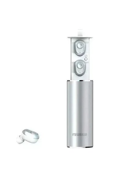 Fineblue X9 Plus In-ear Bluetooth Handsfree σε ασημί χρώμα