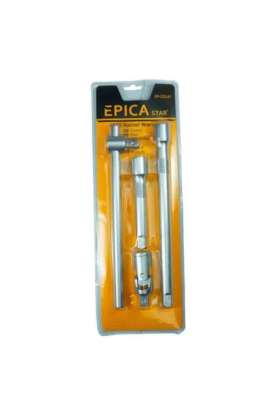 OEM Πολύγωνα κλειδιά ίσια για καρυδάκια 1/2″ σετ 4 τεμαχίων Epica Star EP-20341