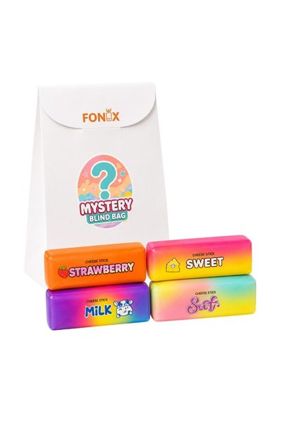 FONIX Pungă Misterioasă cu Brânză Untoasă Squishy, Jucărie Antistres cu Reven...