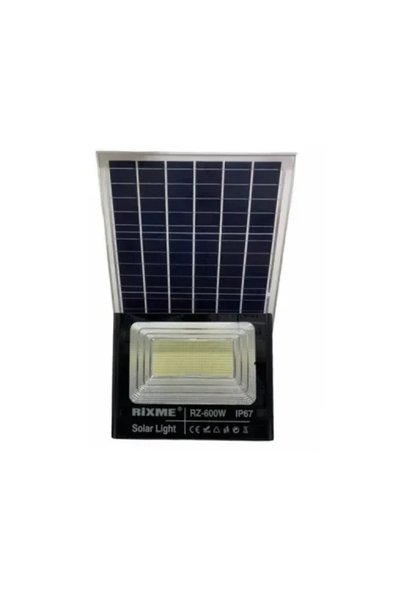 OEM Ηλιακός Προβολέας IP67 600W με Τηλεχειριστήριο και Χρονοδιακόπτη Rixme