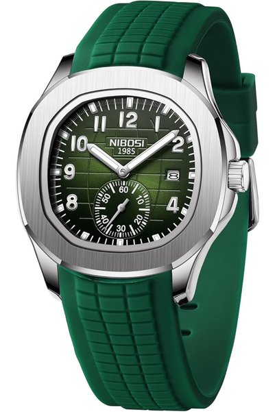 GENERAL Nibosi Men's Quartz Movement Analog Wrist Watch, Stainless Steel Wate...