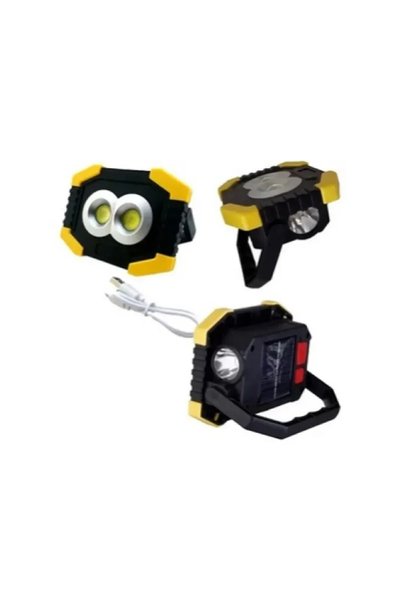 OEM Επαναφορτιζόμενος LED φορητός προβολέας 20W - φακός + φωτιστικό εργασίας ...