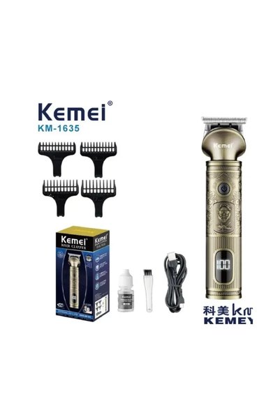 Kemei Κουρευτική mηχανή μπαταρίας KM-1635
