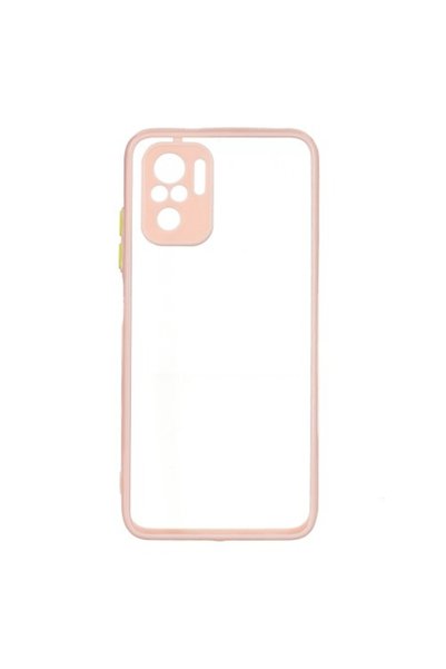 OEM Σκληρή Θήκη με Διάφανη Πλάτη για Xiaomi Redmi Note 10 4G / Note 10S, Ροζ