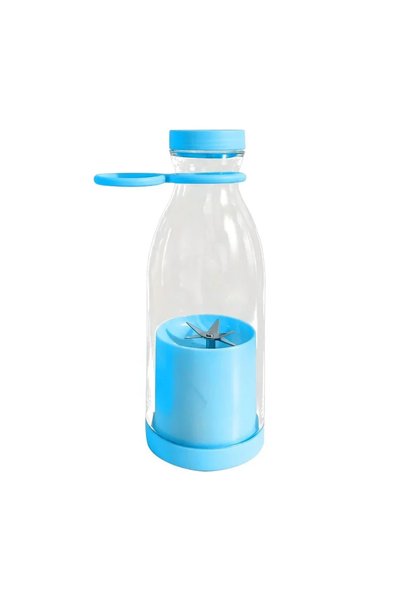 OEM Φορητό ηλεκτρικό μπλέντερ 420ml επαναφορτιζόμενο με USB σε μπλε χρώμα