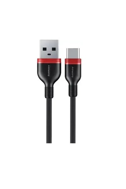 Remax Κανονικό καλώδιο USB 2.0 USB-C αρσενικό - micro USB-A αρσενικό μαύρο 1μ...