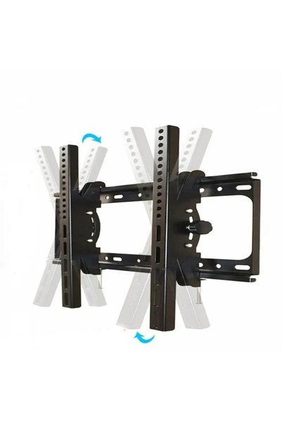 OEM Βάση τηλεόρασης τοίχου έως 55″ και 40kg μαύρη Aerbes AB-E996 σε μαύρο χρώμα