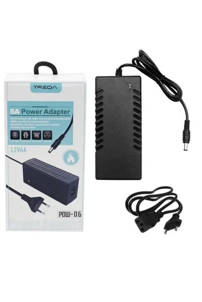 OEM Τροφοδοτικό 220V AC σε DC 12V 6A Treqa POW-06 Universal