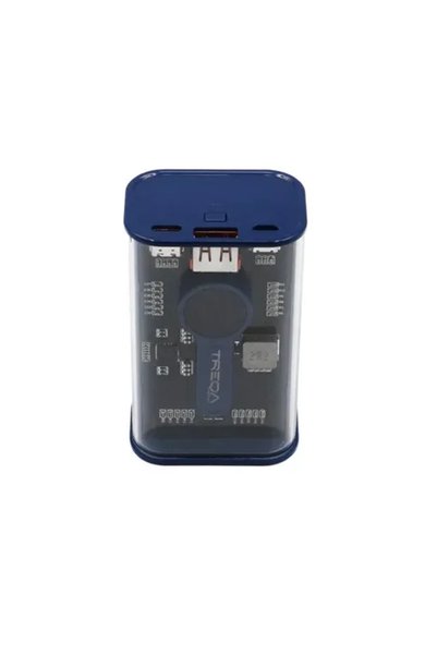 OEM Powerbank 10000 mAh με θύρα USB και θύρα USB-C Treqa TR-051 22.5W σε μπλε...