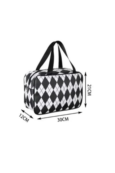 OEM Νεσεσέρ για οργάνωση καλλυντικών 12x30x21 εκ. 98710 σε μαύρο χρώμα