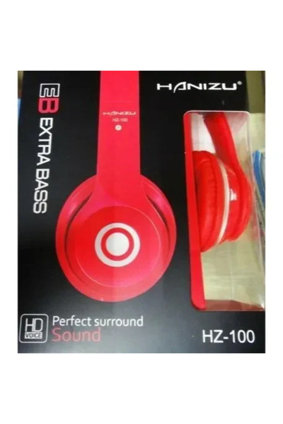 OEM Ασύρματα/Ενσύρματα On Ear ακουστικά κόκκινα Hanizu HZ-100