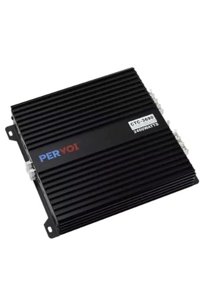 OEM Ενισχυτής αυτοκινήτου 2400W (max) με 4 κανάλια Pervoi CTC-3690 σε μαύρο χ...