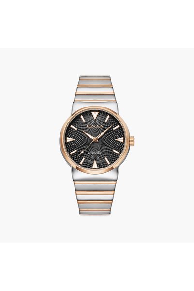 Omax Men's Black Round 42 MM Analog Watch | 00CMM005N027