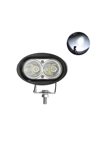 OEM Αδιάβροχος προβολέας LED αλουμινίου 12V-24V 10 εκ. 20W 2 SMD IP68 1600LM ...