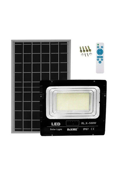 OEM Αδιάβροχος Ηλιακός Προβολέας 500W 46000LM με Τηλεχειριστήριο Rixme RL.X-500W