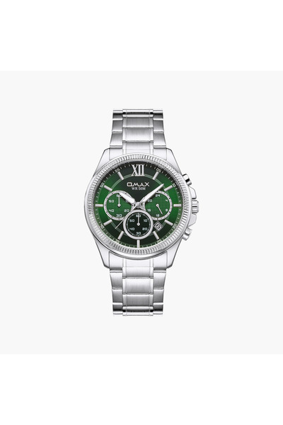 Omax Men's Green Round 42 MM Analog Watch | 00CFM103S003