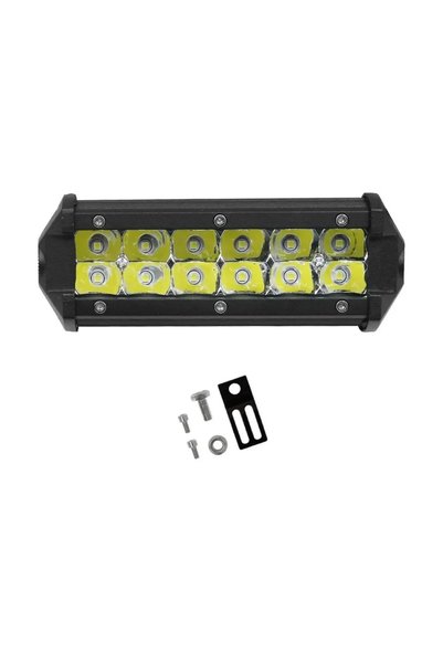 OEM LED αδιάβροχο προβολάκι - μπάρα αλουμινίου 12V-24V 10 εκ. 36W 12 SMD IP68...