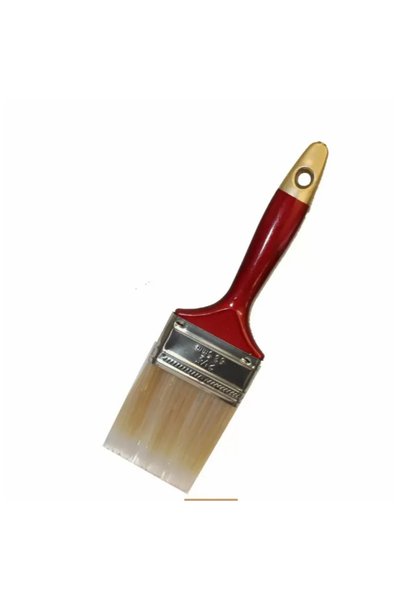OEM Πινέλο ίσιο 2.5” με λευκή τρίχα