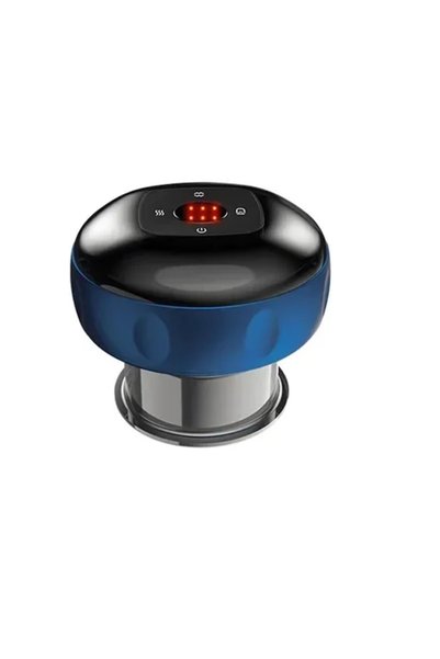 OEM Ηλεκτρική συσκευή μασάζ και βεντούζες Intelligent Breathing σε μπλε χρώμα