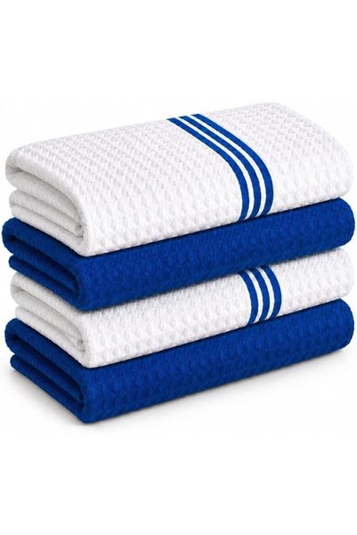 Bliss Casa Kitchen Towel Set Pack of 6 (38 x 64 cm) - Cotton Dish Towels, Dur...
