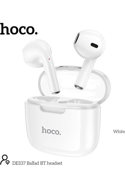 Hoco Ασύρματα Hands Free TWS V5.3 250mAh 3.5 Ώρες Λειτουργίας με Κουμπί Ελέγχ...