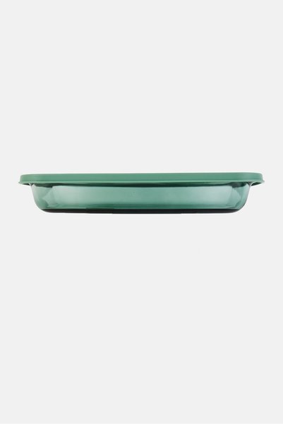 Cook With Color Rectangle Glass Bakeware With Lid, Green