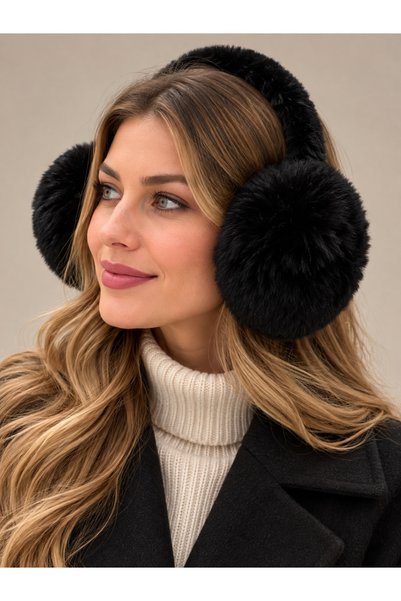 FEEMELS Women's Plush Earmuffs Furry Earmuffs Ear Protection Beanie - Plush E...