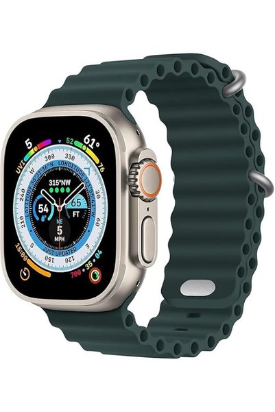 NextDijital حزام ساعة من السيليكون متوافق مع سلسلة iWatch 1/2/3/4/5/6/7/8/9/1...
