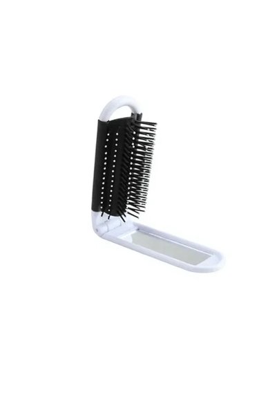 OEM Βούρτσα μαλλιών με καθρεφτάκι 40mmx108mm 93326 σε λευκό χρώμα