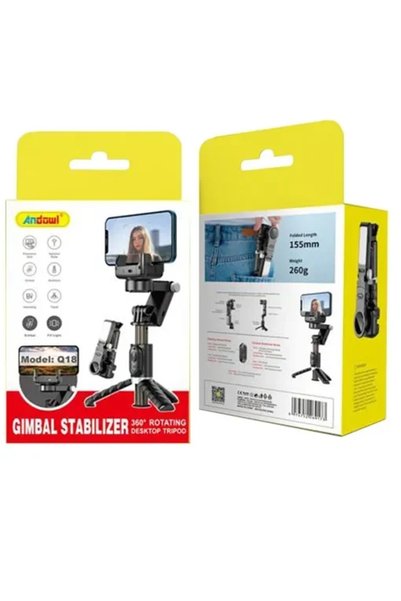 Andowl Επαγγελματικός Σταθεροποιητής smartphone 3 Αξόνων Gimbal Q18