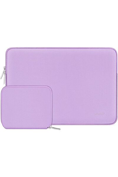 Mosiso 13.3 inch Laptop Case Neoprene Sleeve with Small Bag, Light Gray