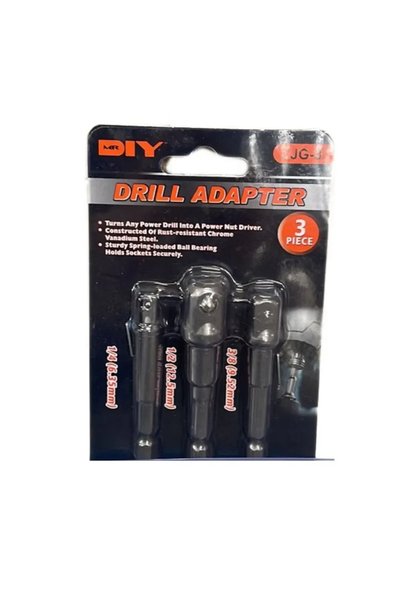 OEM Σετ αντάπτορες για καρυδάκια 1/4”-1/2”-3/8” 3τεμ.