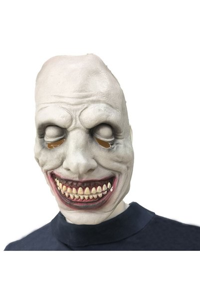 OEM Masca de Halloween din latex, design horror, reglabilă, pentru adulți și copii supravegheati.
