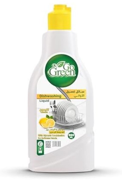 Go Green سائل غسيل الصحون بالليمون 500 مل