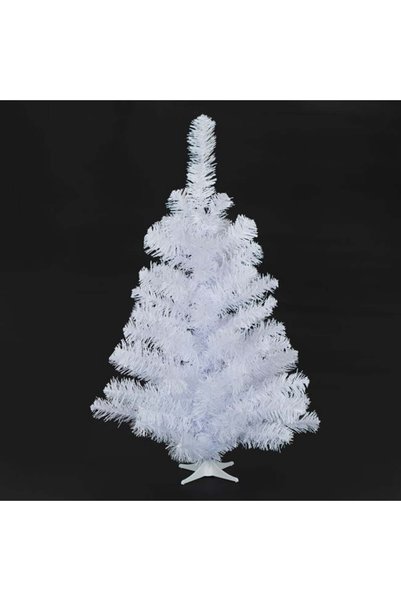SHOPIENS Pin Craciun Artificial Alb De Masa 75cm 60 Crengi Baza Plastic Brad ...