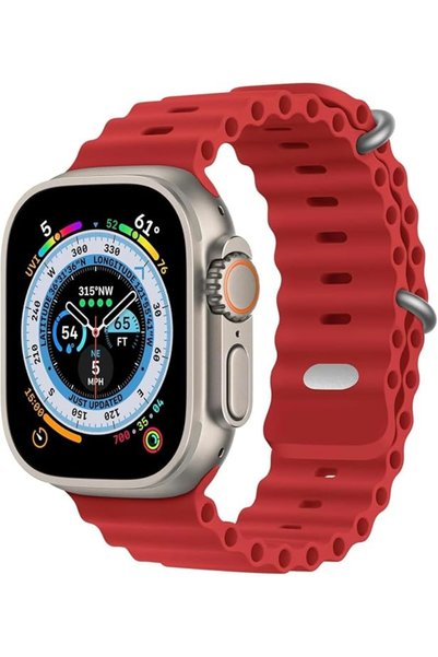 GENERAL حزام Ocean Band متوافق مع ساعة أبل ألترا مقاس 49 ملم و45 ملم و44 ملم ...