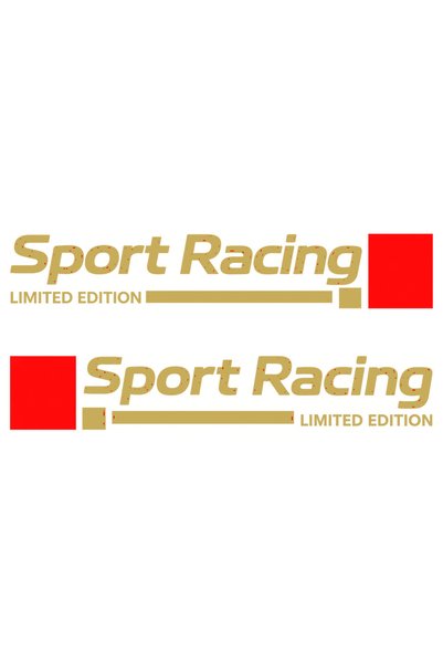 Oracal Autocolant auto ediție limitată Sport Racing – set pentru ambele părți...