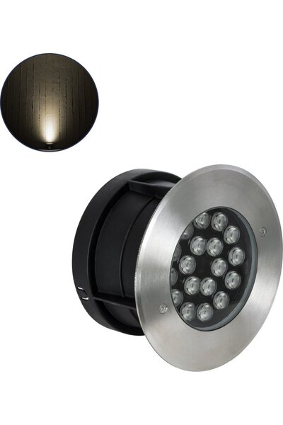 GloboStar® GloboStar UNDERGROUND-Sina Χωνευτό Σποτ Δαπέδου LED 18W 1620lm 15 ...