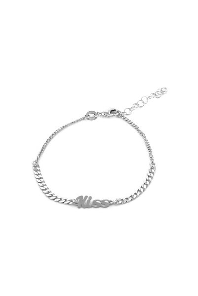 Sonis Silver Brățară din argint 925 rodiat - 17 cm, 2.58 g