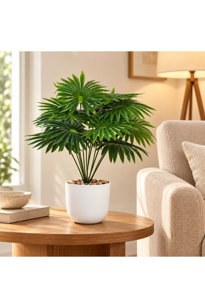 AL IALM 55cm Palm Leaf Plant